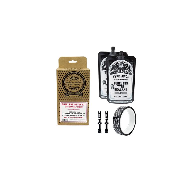Juice Lubes kompletní tubeless kit - pro XC/gravel/urban výplety